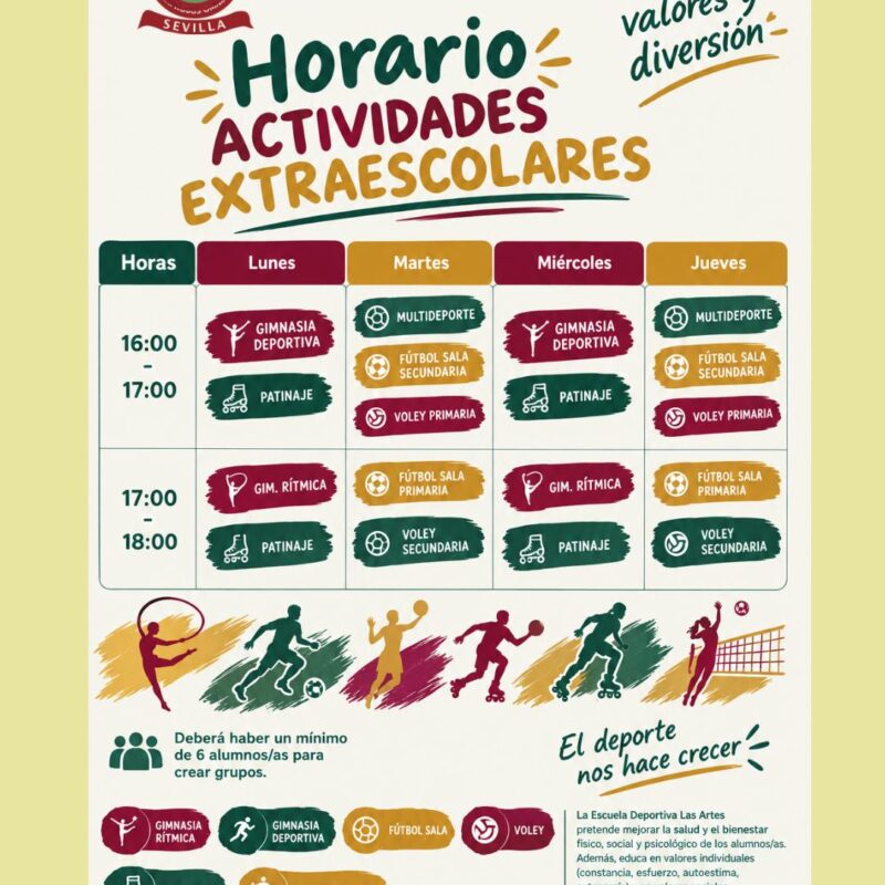 ¡El deporte vuelve al Colegio Las Artes!